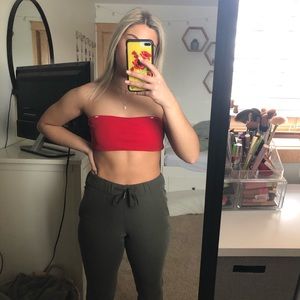 Zaful Red Swimsuit Top